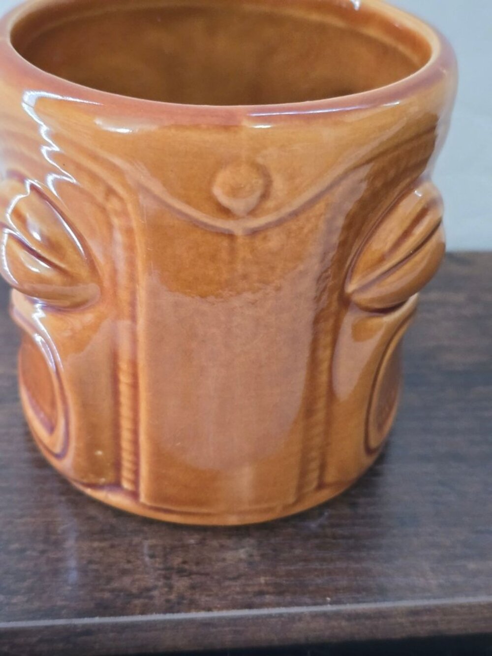 Set Of 3 Accoutrements Tiki Brown Ceramic Mugs 2002 Vintage Collectible Cups - Picture 10 of 11